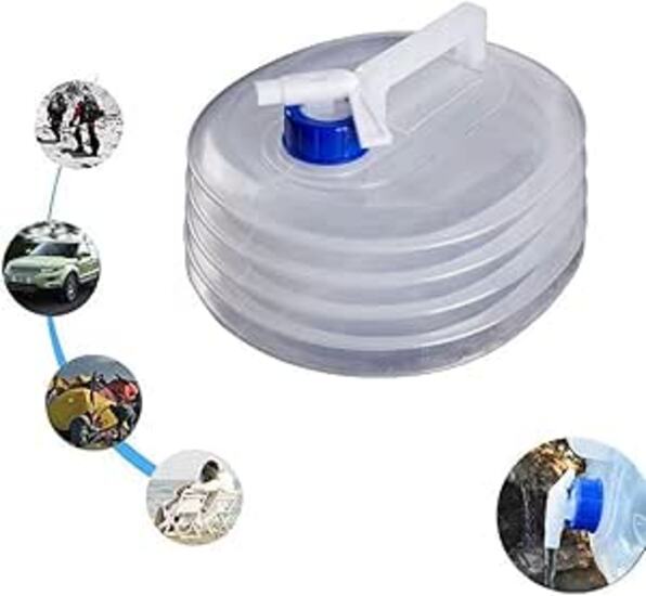 Contenedor plegable agua otros líquidos camping 5 litros