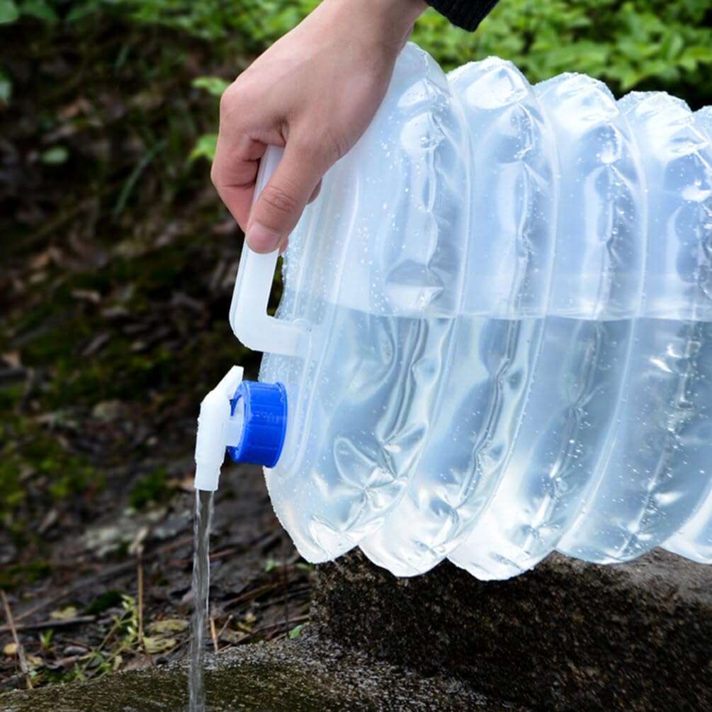 Contenedor plegable agua otros líquidos camping 5 litros