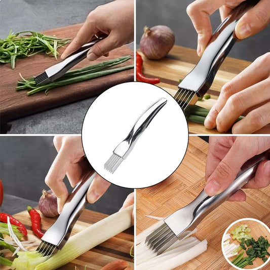 Cortador de cebolla para cortar en tira