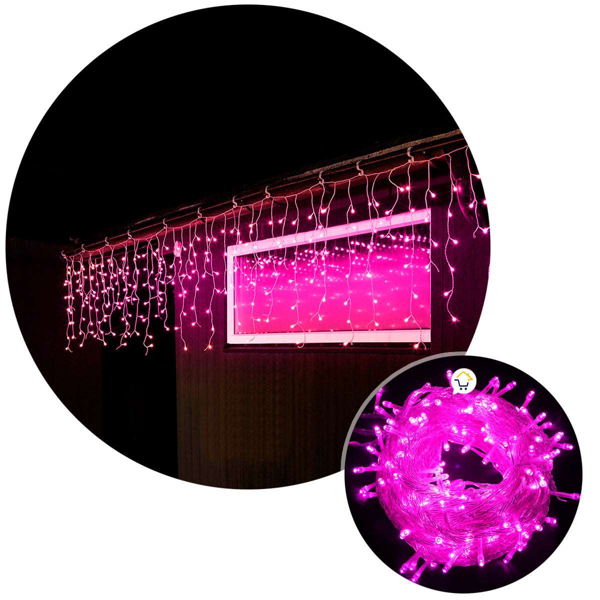 Cortina Led Intercalada 10 mts Navidad
