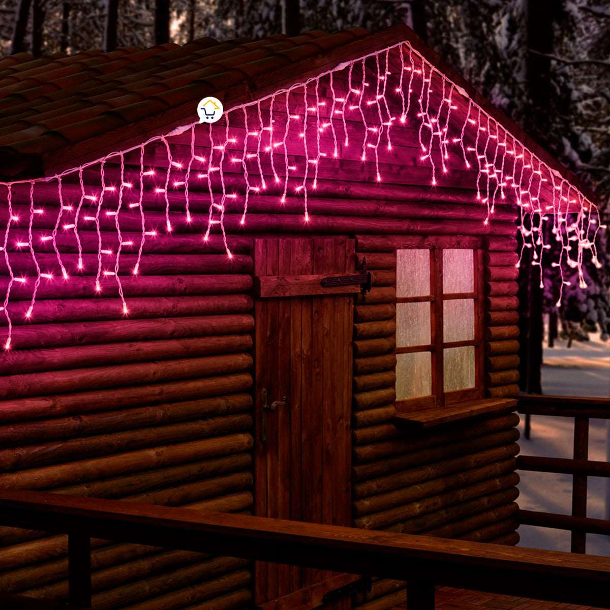 Cortina Led Intercalada 10 mts Navidad