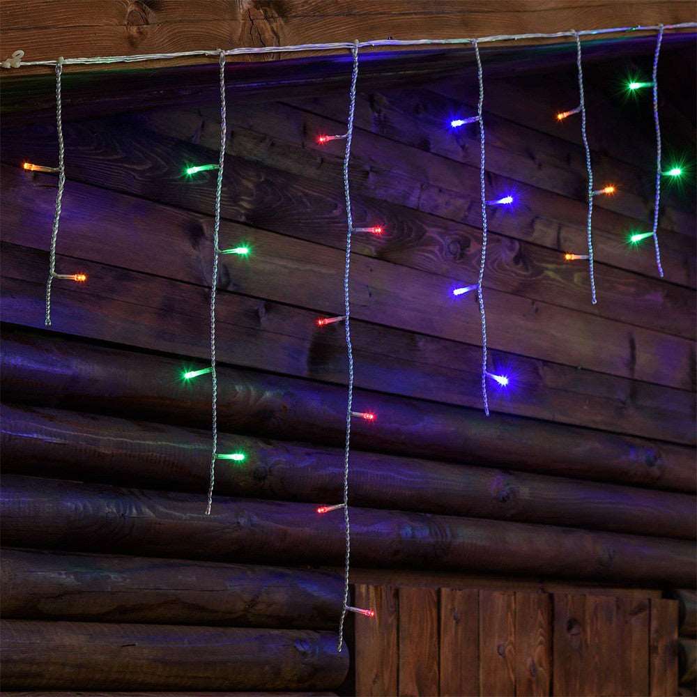 Cortina Led Intercalada 3Mts Navidad 100 led