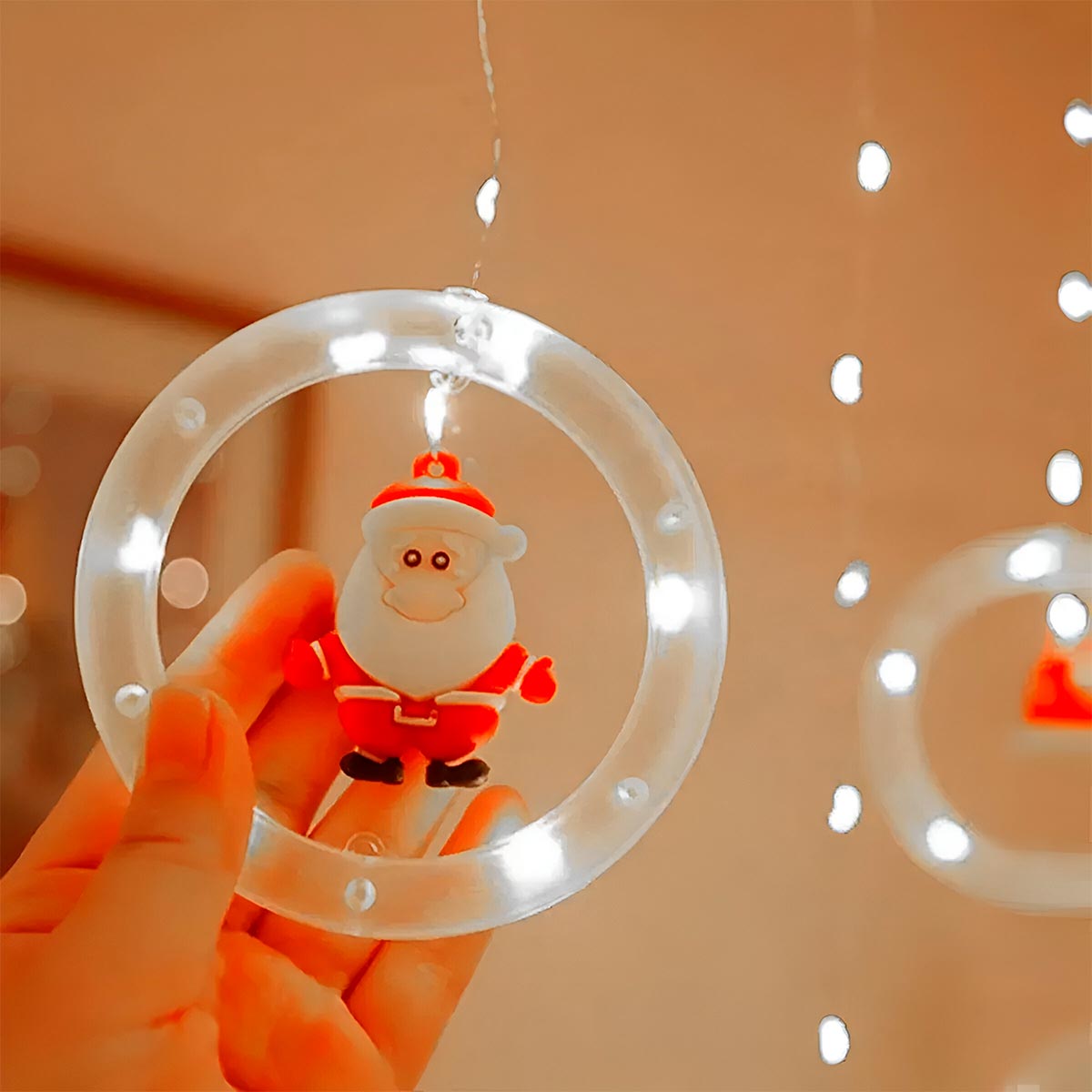 Cortina Led Intercalada 3Mts Navidad