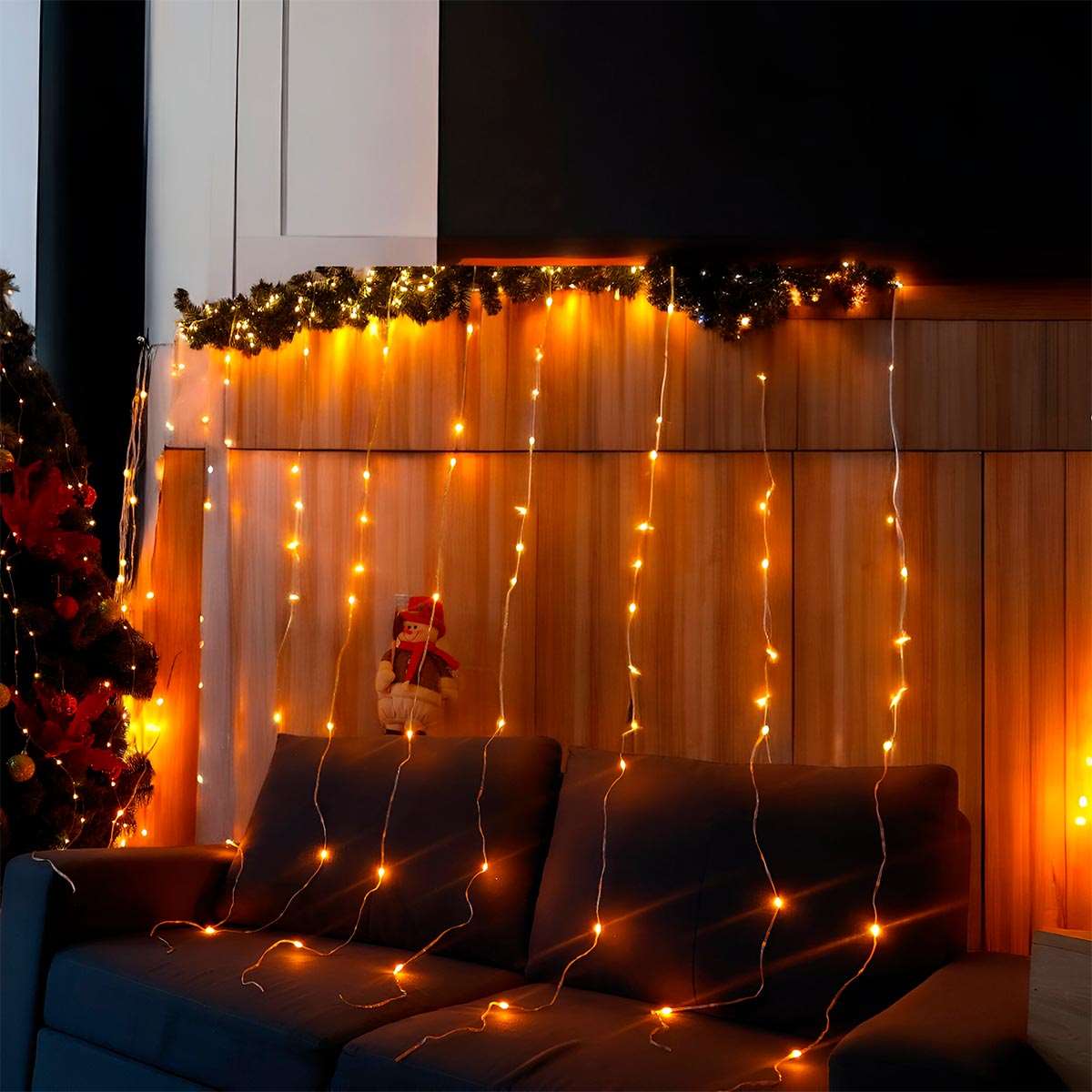 Cortina Luz Led 10x2Mts Navidad