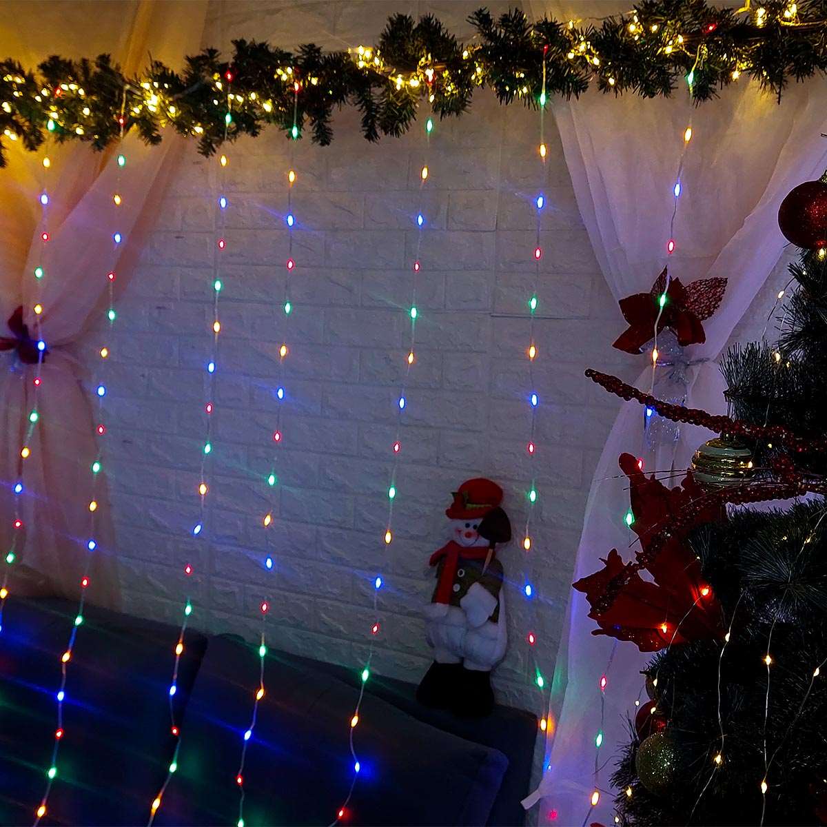 Cortina Luz Led 7x2Mts Navidad