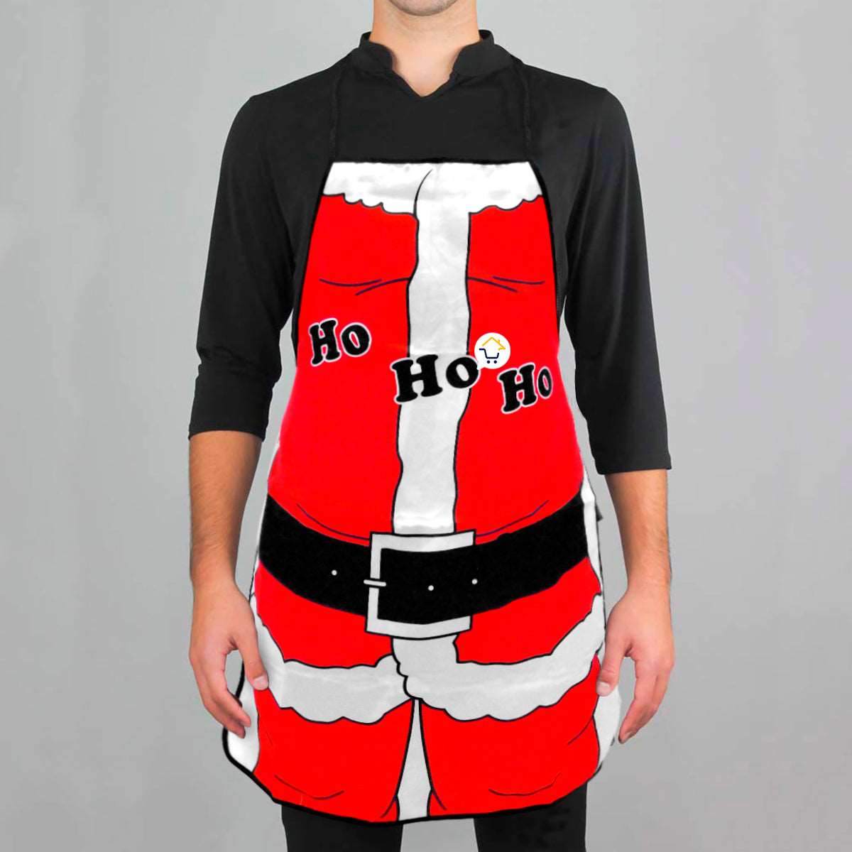 Delantal Navideño Cocina Chef Papá Noel Navidad