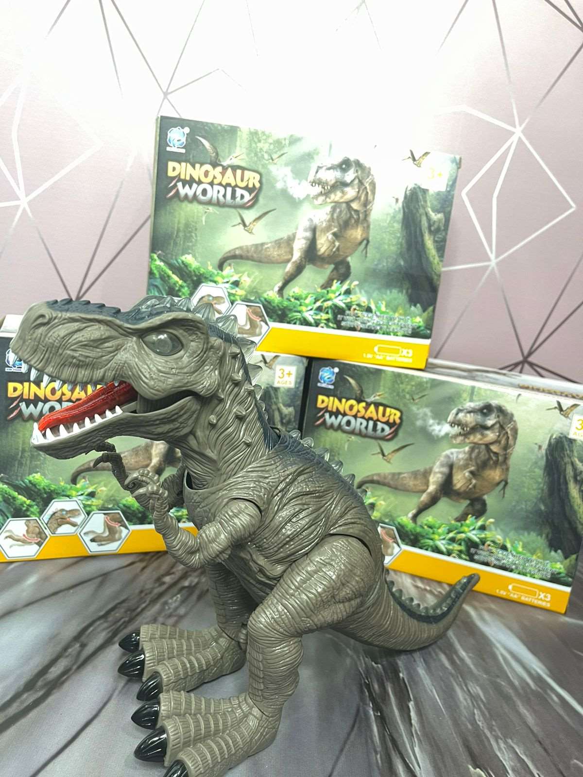 Dinosaurio Trex Luces y Sonido