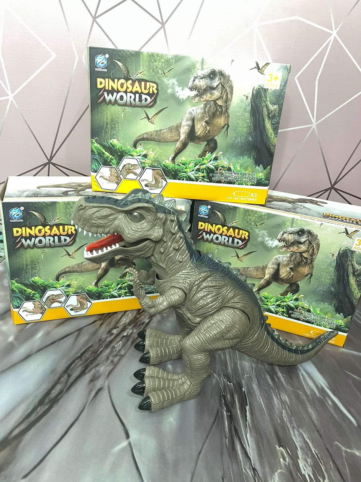 Dinosaurio Trex Luces y Sonido