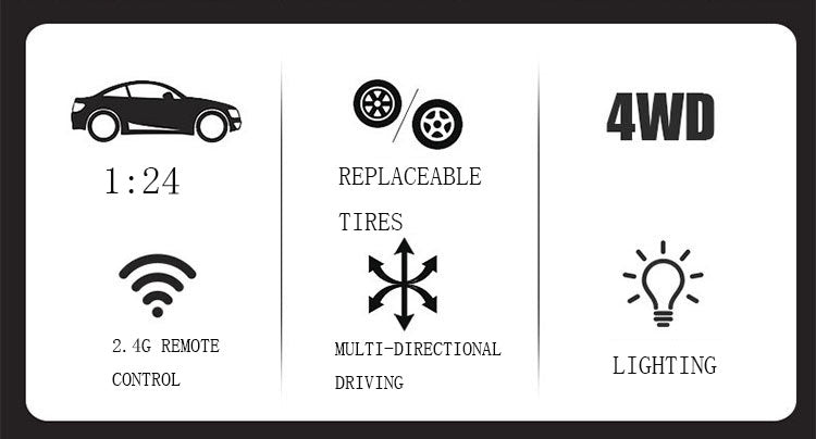 DriftWheels Carro a control remoto para hacer drift