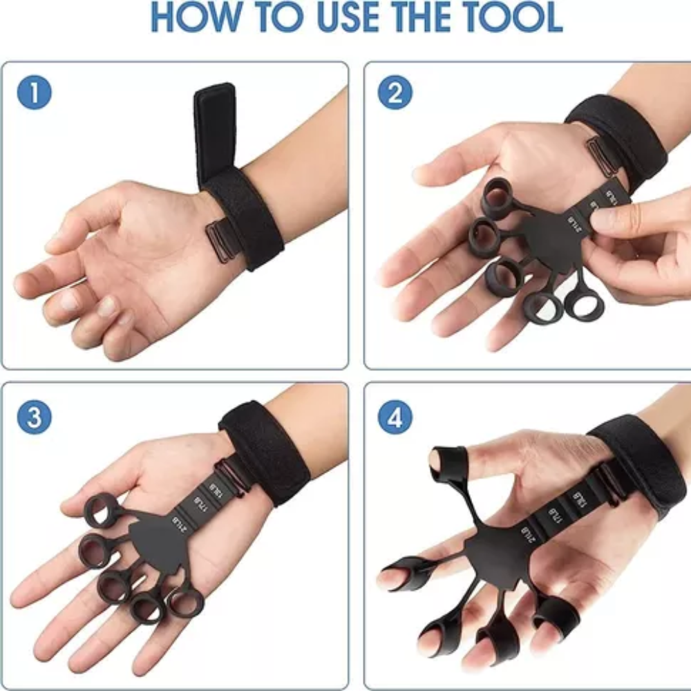 Ejercitador de dedos para guitarra