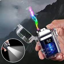 Encendedor plasma con linterna a prueba de agua