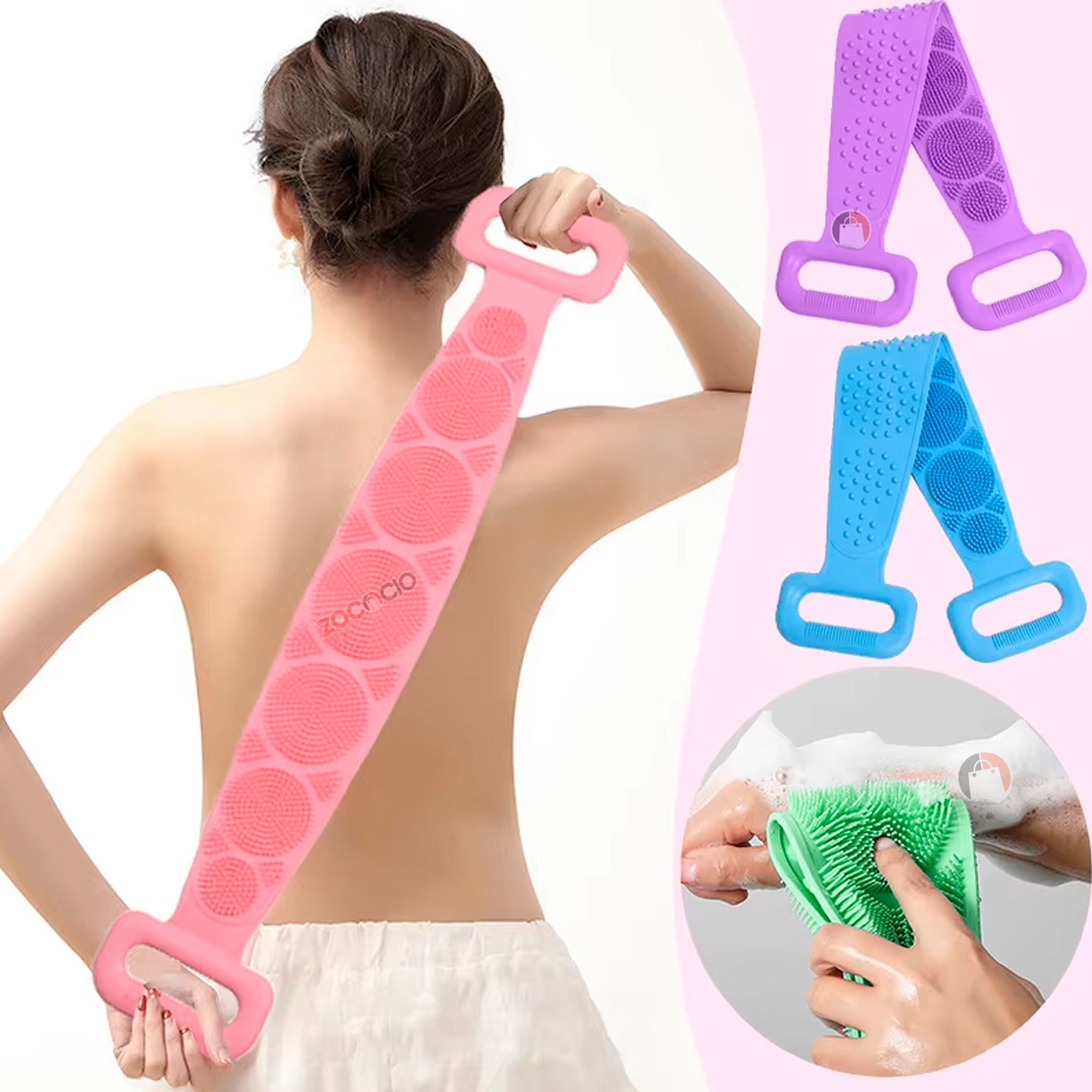 Esponja De Baño Para Espalda Masajes