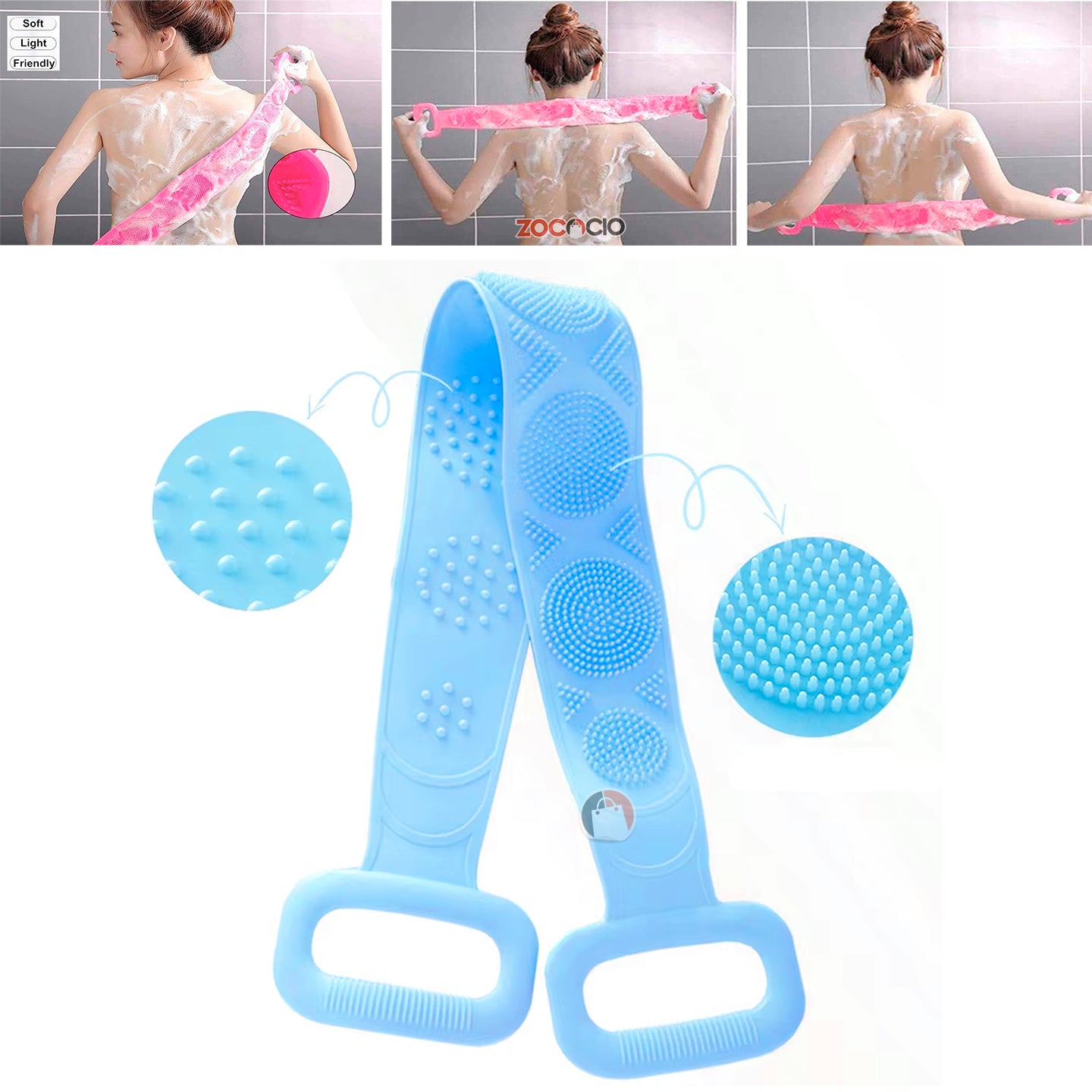 Esponja De Baño Para Espalda Masajes