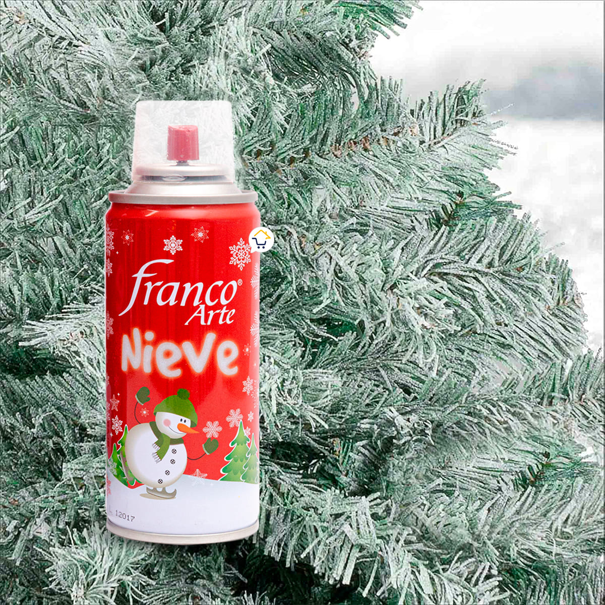 Espuma Nieve Artificial Spray 120 Ml Decoración Navidad