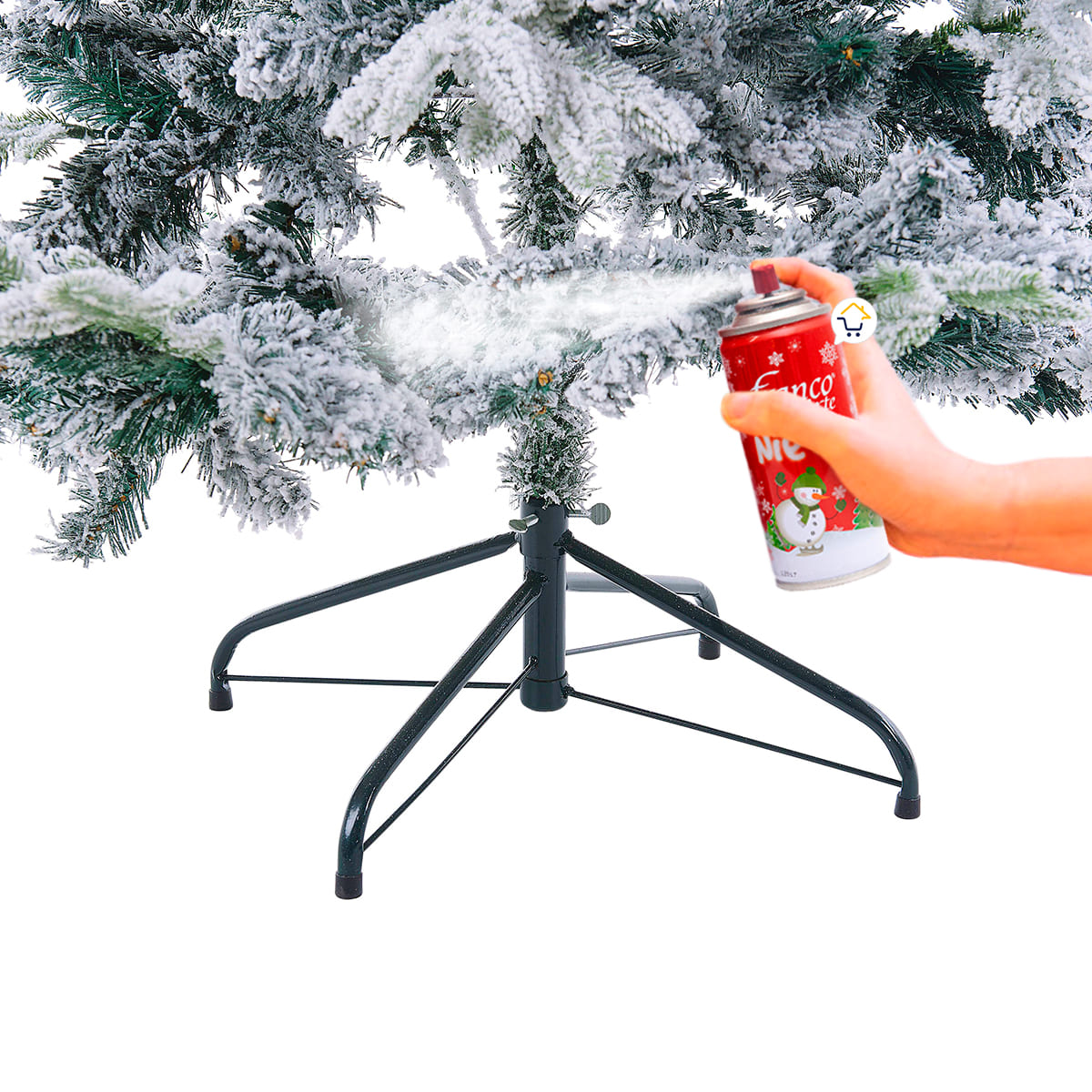 Espuma Nieve Artificial Spray 120 Ml Decoración Navidad