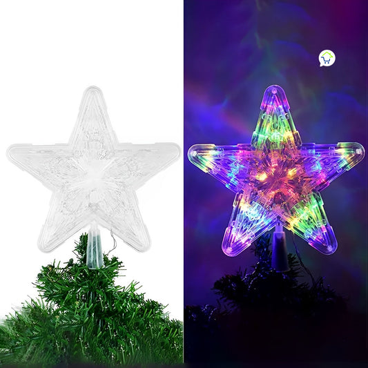 Estrella Árbol De Navidad Luz Led