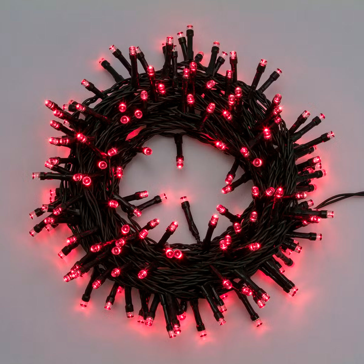 Extensión Luz LED Lineal 200 Luces 14mts Cable Verde Rojo