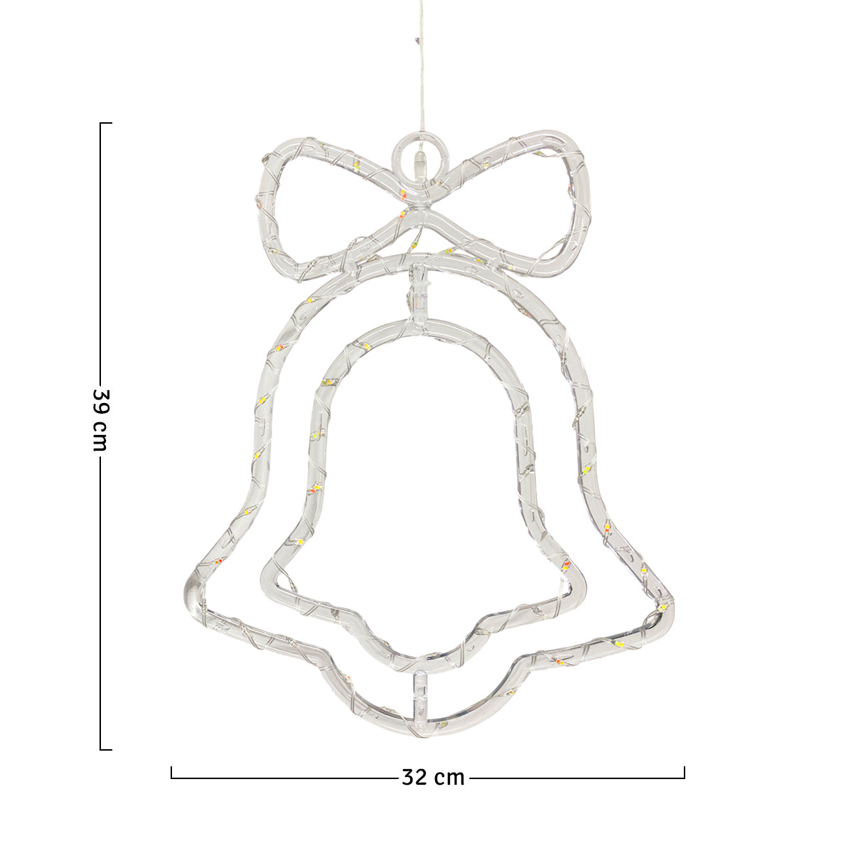 Figura Decorativa Led Campana