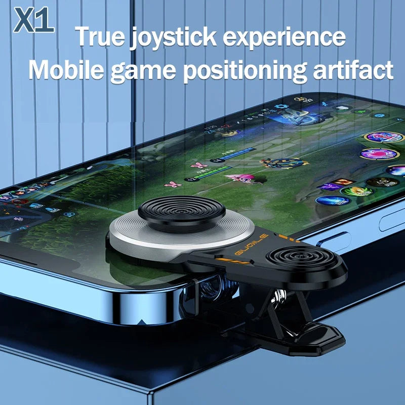🟡Joystick externo portátil para teléfono móvil, controlador de juego para caminar en movimiento X1 para IPhone Android LOL PUBG, accesorios para juegos, 1 ud.