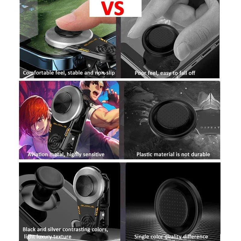 🟡Joystick externo portátil para teléfono móvil, controlador de juego para caminar en movimiento X1 para IPhone Android LOL PUBG, accesorios para juegos, 1 ud.