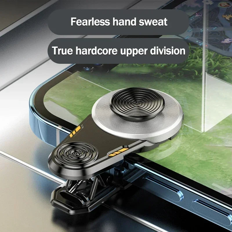 🟡Joystick externo portátil para teléfono móvil, controlador de juego para caminar en movimiento X1 para IPhone Android LOL PUBG, accesorios para juegos, 1 ud.