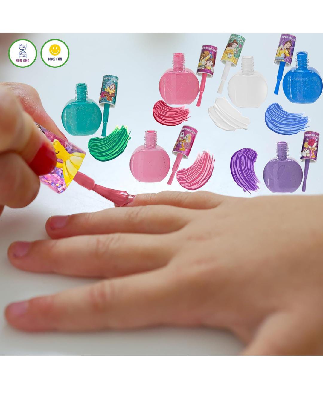 Juego de 18 esmaltes para niñas princesas Disney