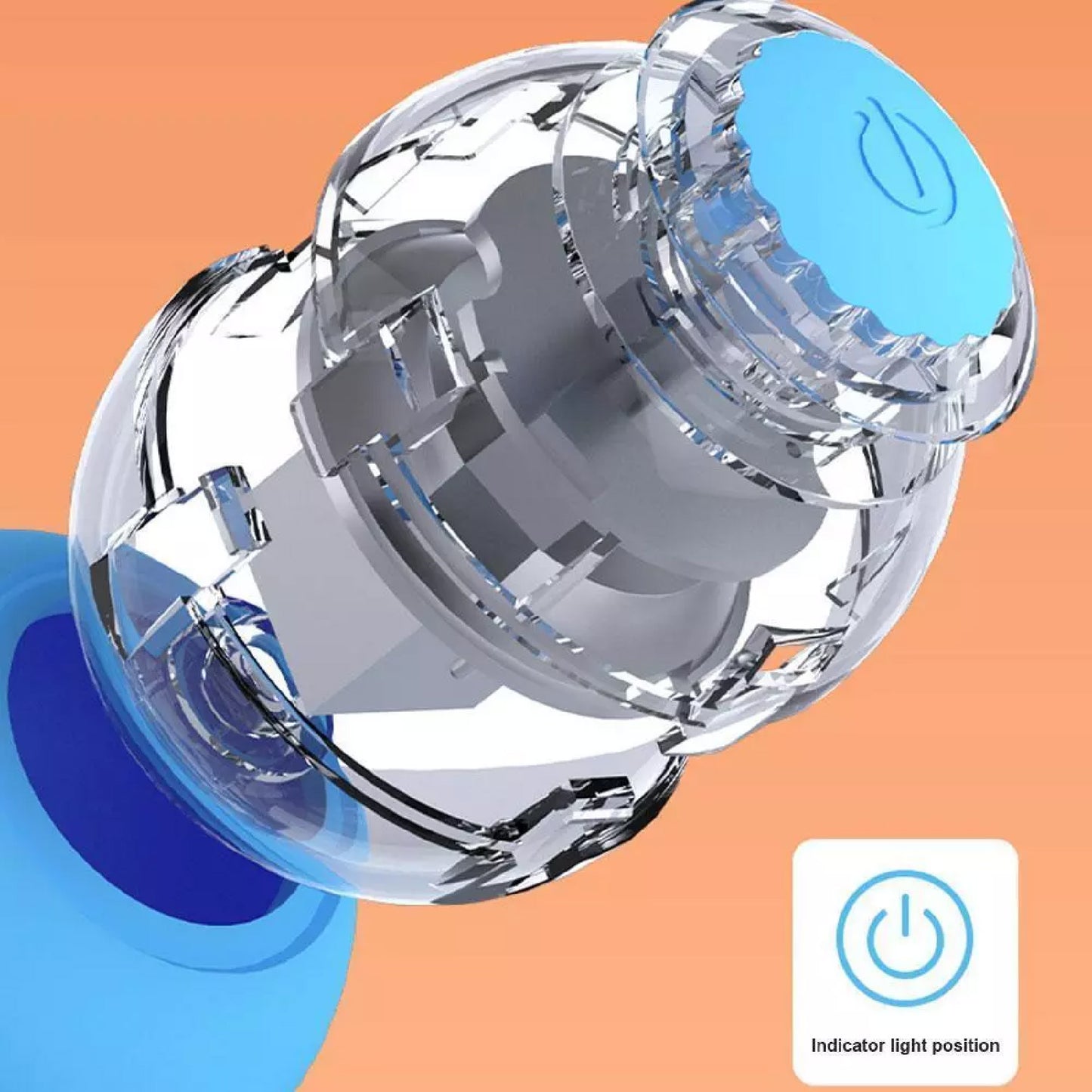 Juguete Pelota Bola Interactiva Automática Gato Recargable