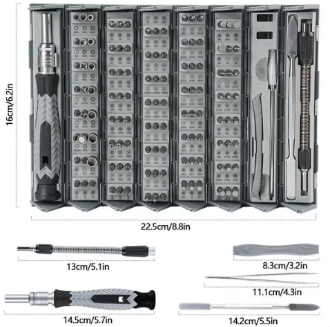 Kit Destornillador 128 en 1
