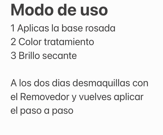 Kit Uñas De Acero Natural 8 productos esmaltes y tratamiento todo en 1 kit