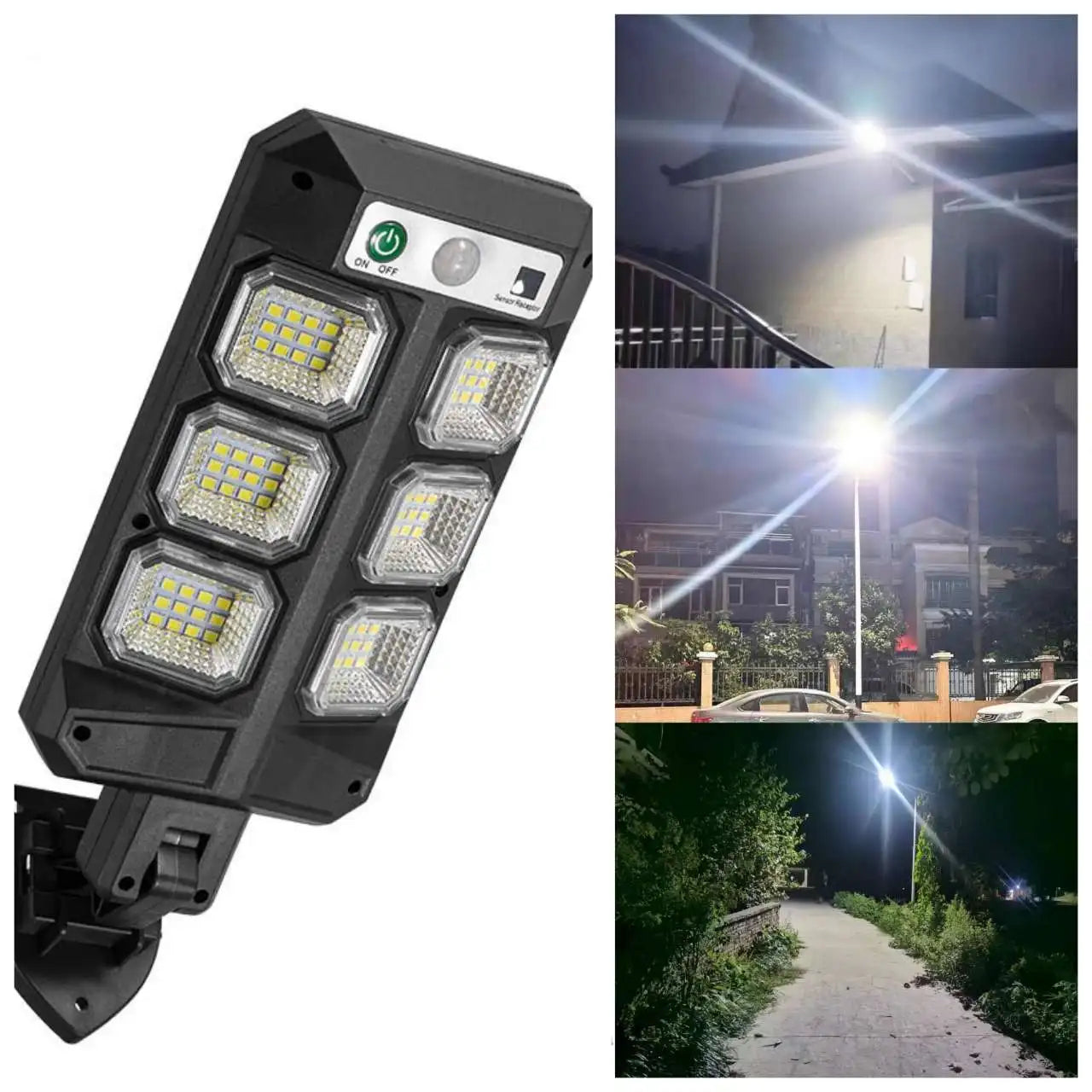 Lámpara Solar De Pared Con Mando 9900LM