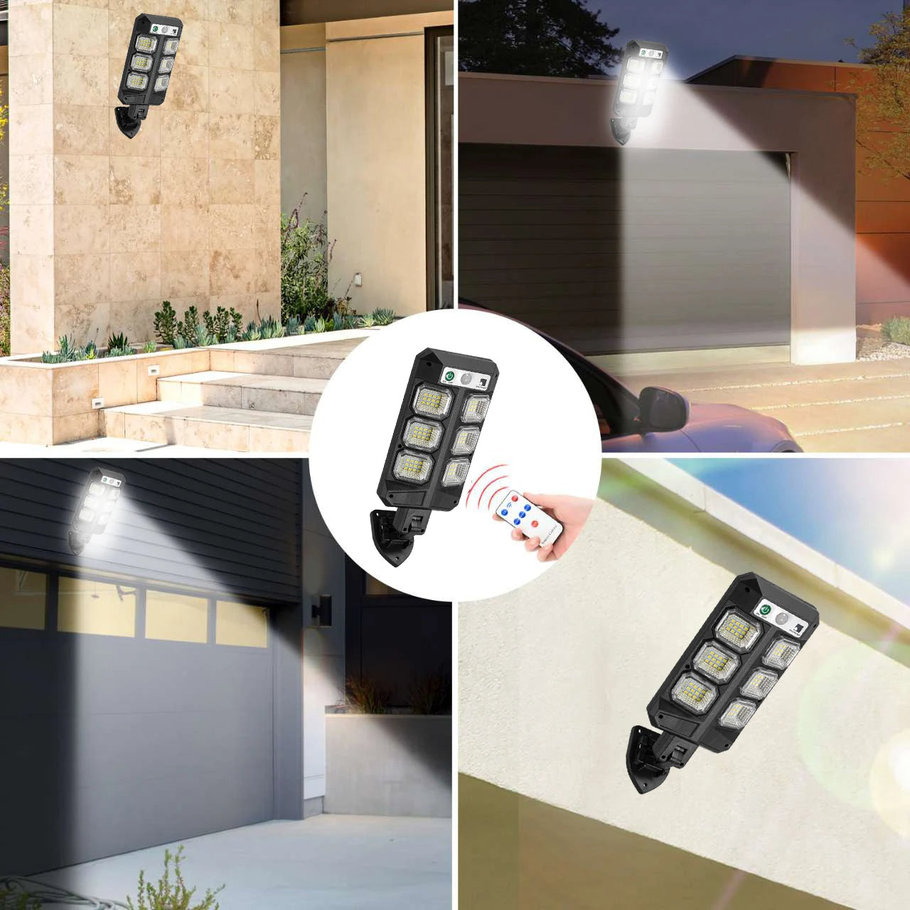 Lámpara Solar De Pared Con Mando 9900LM