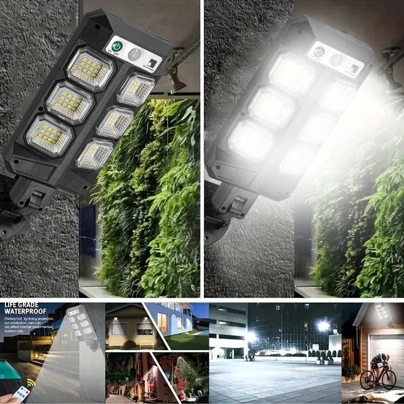 Lámpara Solar De Pared Con Mando 9900LM