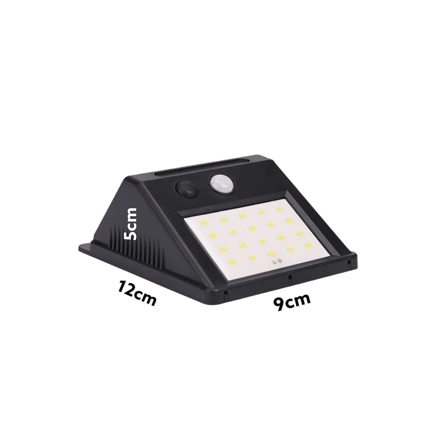Lámpara Solar Exterior 30LED Recargable sensor de movimiento