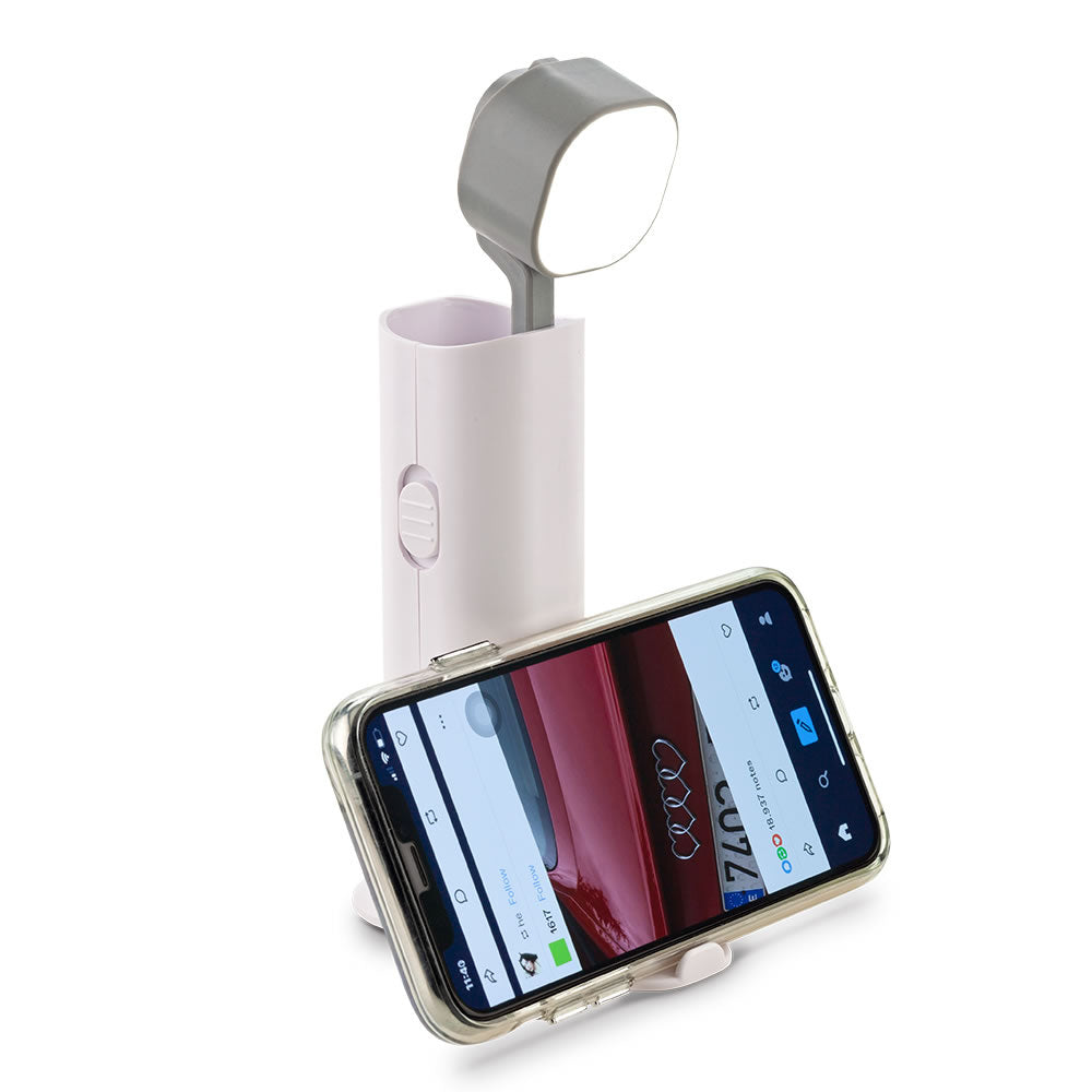 Lámpara soporte celular