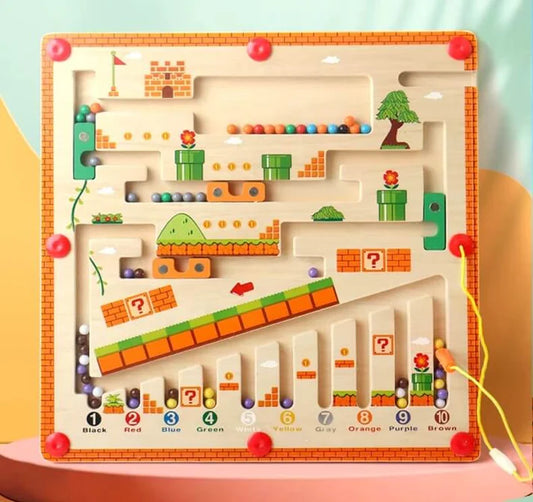 Laberinto Magnético Sensorial y Motriz Juego Didáctico