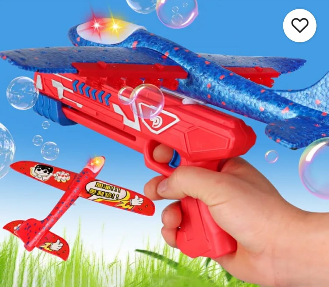 Lanzador de Avión Suelta Burbujas