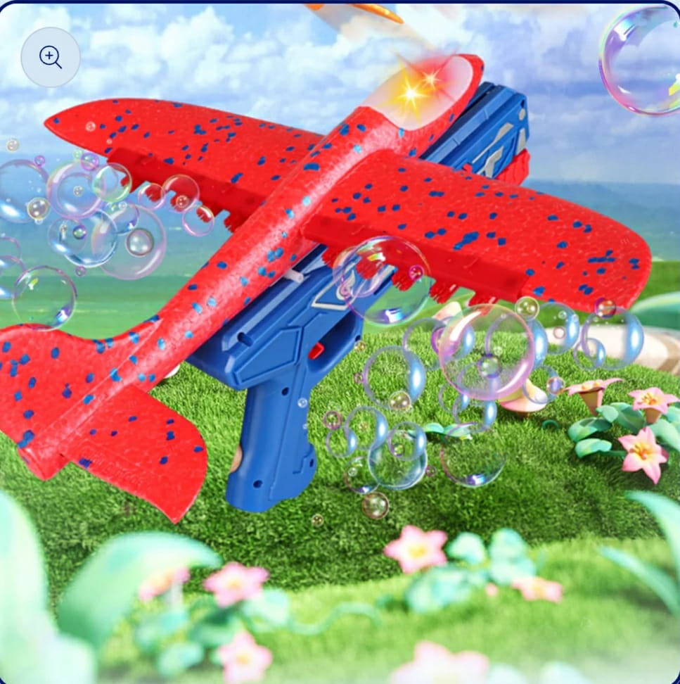 Lanzador de Avión Suelta Burbujas