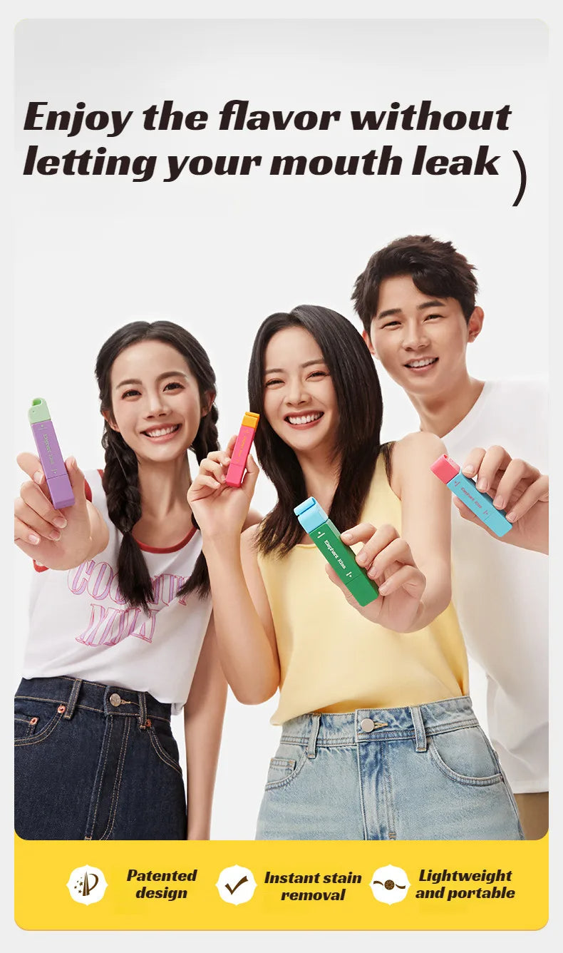 🟡 Lapicero pluma de eliminación de manchas portátil