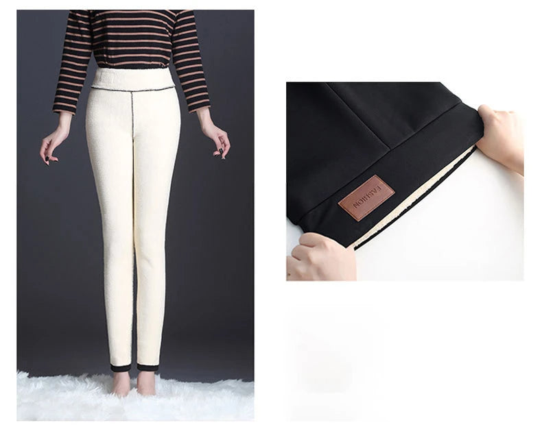 🟡 Leggings térmicos gruesos de cintura alta sin costuras, cálidas de moda para el frio, pantalones aislados leggins deportivo mujer invierno y bajas temperaturas, leggins térmicos mujer de moda