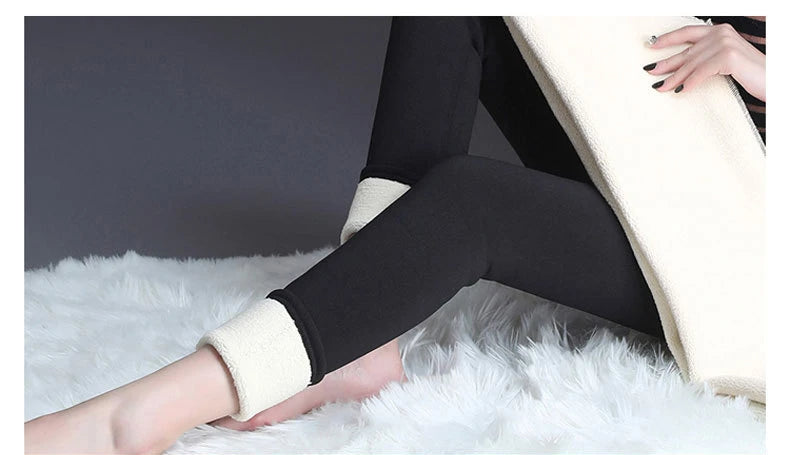 🟡 Leggings térmicos gruesos de cintura alta sin costuras, cálidas de moda para el frio, pantalones aislados leggins deportivo mujer invierno y bajas temperaturas, leggins térmicos mujer de moda