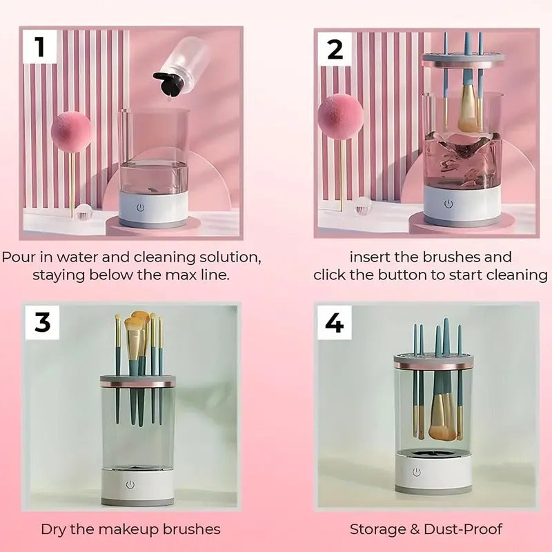 Limpiador De Brochas De Maquillaje