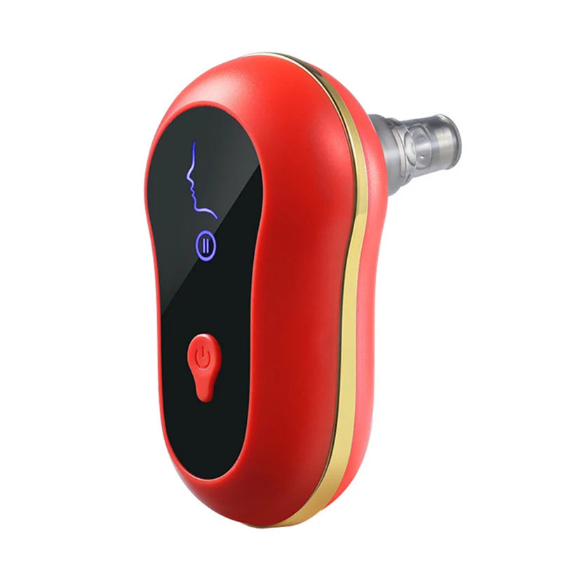 Limpiador eléctrico de puntos negros, máquina portátil personalizable para espinillas, limpieza profunda facial, succión al vacío, limpieza de la piel, máquina de belleza para el cuidado