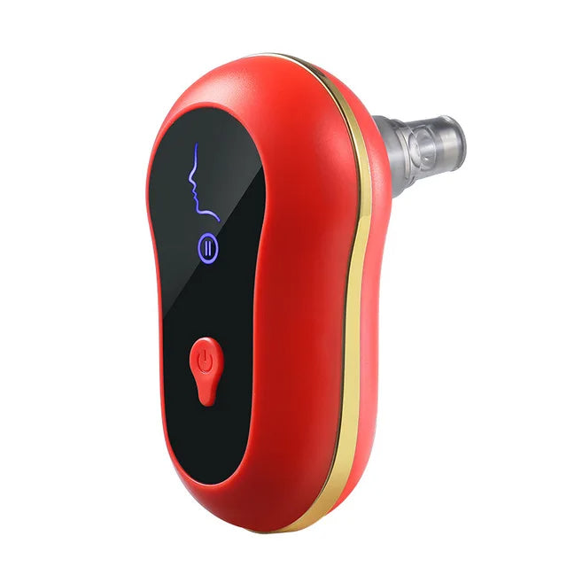 Limpiador eléctrico de puntos negros, máquina portátil personalizable para espinillas, limpieza profunda facial, succión al vacío, limpieza de la piel, máquina de belleza para el cuidado