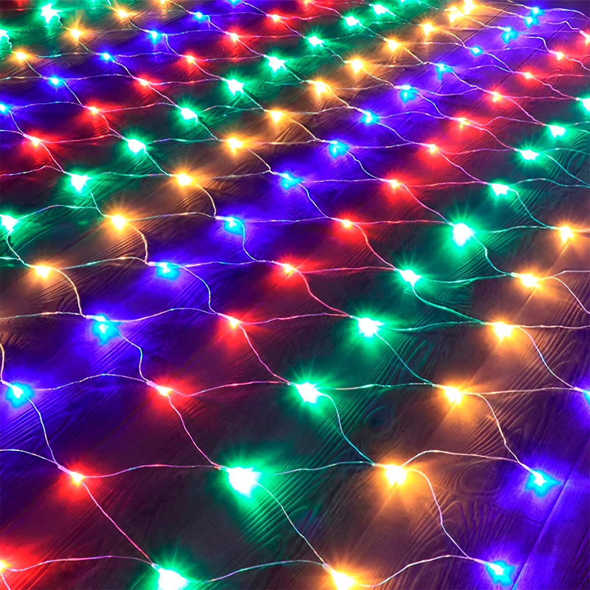 Luces Malla LED 300 Luces 2x1.8 Mts Luz Navidad