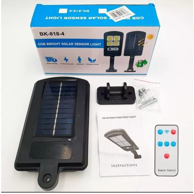 Luz Con Sensor Panel Solar