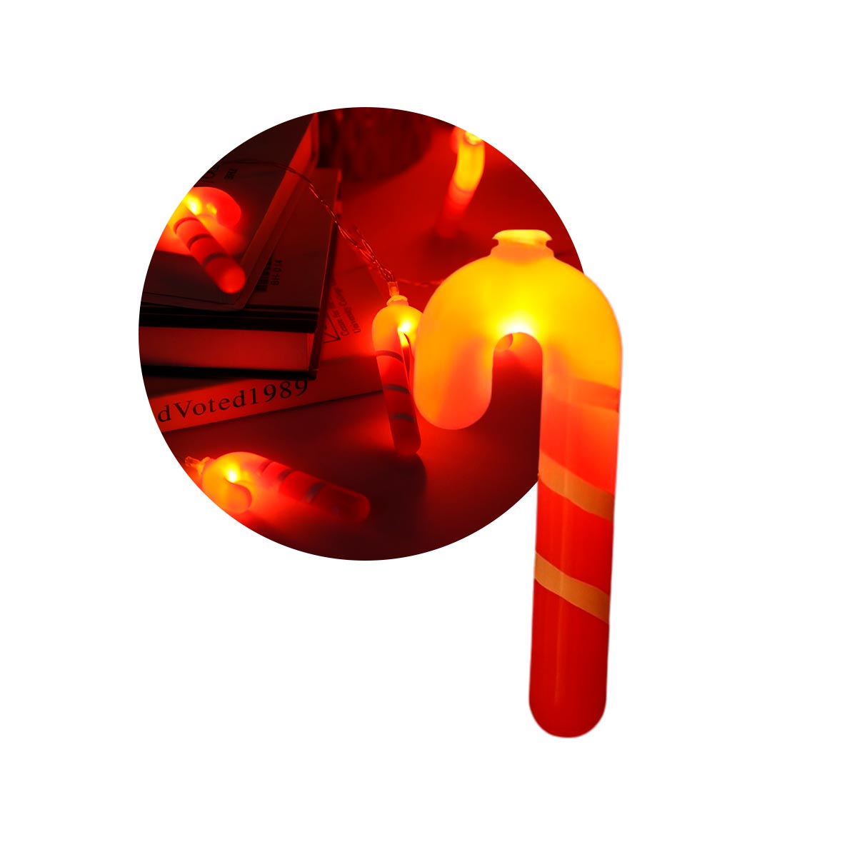 Luz Led Navidad Bastones
