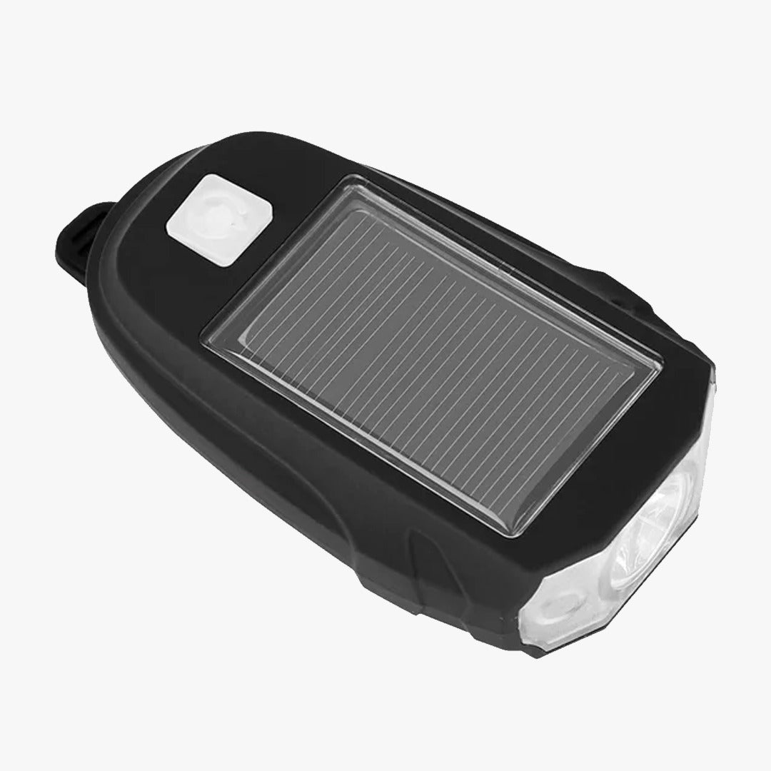 Luz Para Bicicleta Con Panel Solar 218