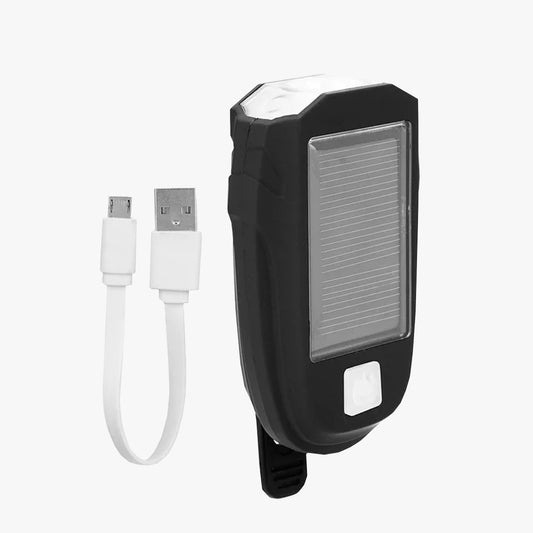Luz Para Bicicleta Con Panel Solar 218