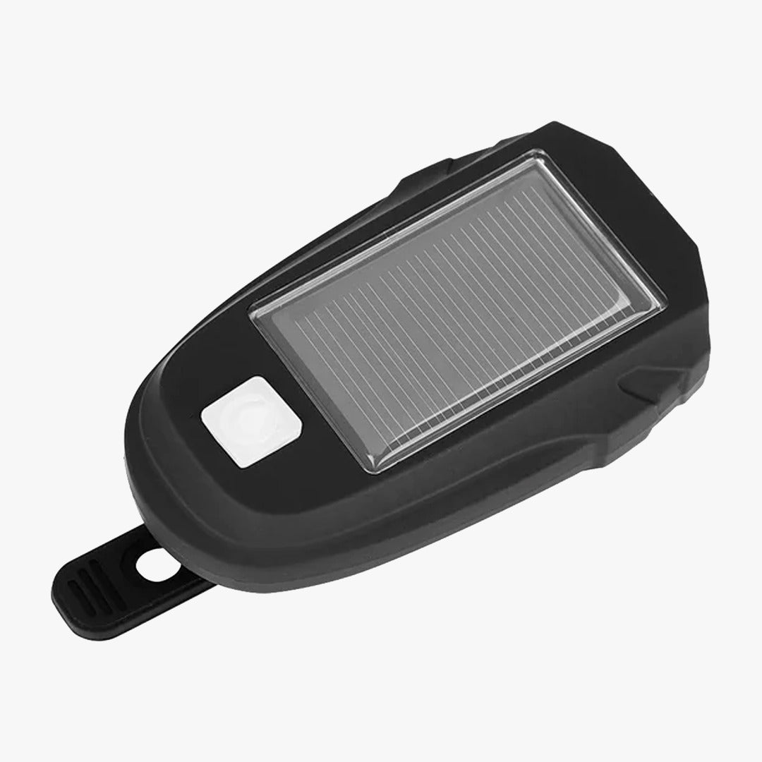 Luz Para Bicicleta Con Panel Solar 218