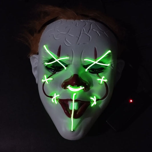 Máscara Led Pennywise halloween